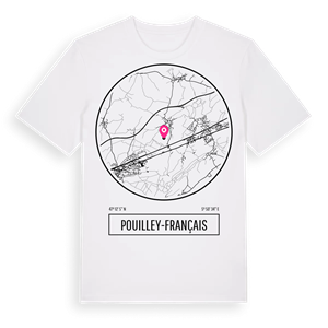 Pouilley-Français t-shirt – ekologisk bomull t-shirt från Pinshirt