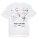 Pouilly-sur-Saône karta t-shirt