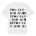 Pouilly-sur-Saône ordlek t-shirt