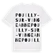 Pouilly-sur-Vingeanne ordlek t-shirt
