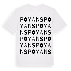 Poyans ordlek t-shirt – ekologisk bomull t-shirt från Pinshirt