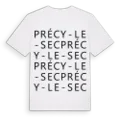 Précy-le-Sec ordlek t-shirt