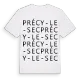 Précy-le-Sec ordlek t-shirt