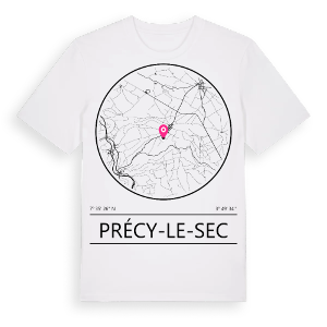 Précy-le-Sec t-shirt – ekologisk bomull t-shirt från Pinshirt