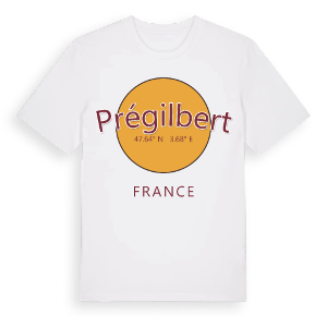 Prégilbert cirkel t-shirt – ekologisk bomull t-shirt från Pinshirt
