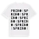Prenois ordlek t-shirt