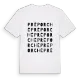 Préporché ordlek t-shirt