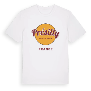 Présilly cirkel t-shirt – ekologisk bomull t-shirt från Pinshirt