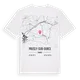 Prusly-sur-Ource karta t-shirt