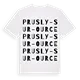 Prusly-sur-Ource ordlek t-shirt