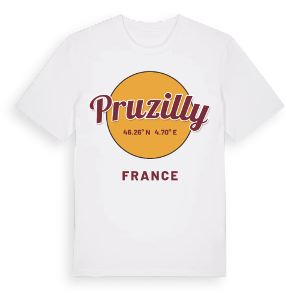Pruzilly cirkel t-shirt – ekologisk bomull t-shirt från Pinshirt