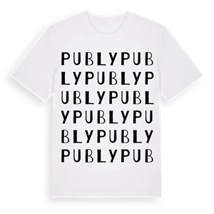 Publy ordlek t-shirt – ekologisk bomull t-shirt från Pinshirt