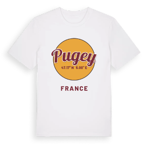 Pugey cirkel t-shirt – ekologisk bomull t-shirt från Pinshirt