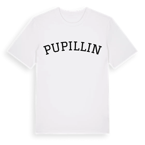 Pupillin böjd t-shirt – ekologisk bomull t-shirt från Pinshirt
