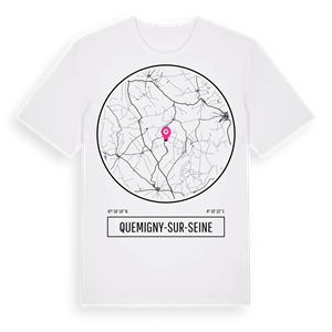 Quemigny-sur-Seine t-shirt – ekologisk bomull t-shirt från Pinshirt