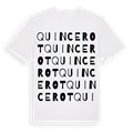 Quincerot ordlek t-shirt