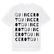 Quincerot ordlek t-shirt