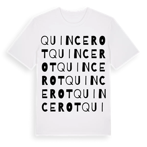 Quincerot ordlek t-shirt – ekologisk bomull t-shirt från Pinshirt