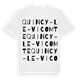 Quincy-le-Vicomte ordlek t-shirt