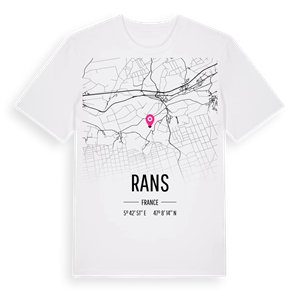 Rans karta t-shirt – ekologisk bomull t-shirt från Pinshirt