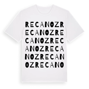 Recanoz ordlek t-shirt – ekologisk bomull t-shirt från Pinshirt