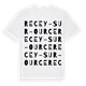 Recey-sur-Ource ordlek t-shirt