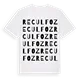 Reculfoz ordlek t-shirt