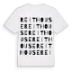 Reithouse ordlek t-shirt