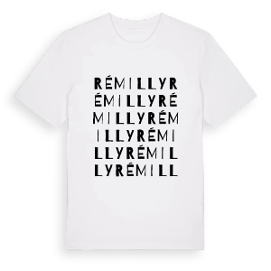 Rémilly ordlek t-shirt – ekologisk bomull t-shirt från Pinshirt