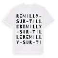 Remilly-sur-Tille ordlek t-shirt