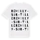 Remilly-sur-Tille ordlek t-shirt
