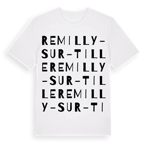 Remilly-sur-Tille ordlek t-shirt – ekologisk bomull t-shirt från Pinshirt