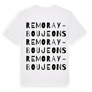 Remoray-Boujeons ordlek t-shirt – ekologisk bomull t-shirt från Pinshirt