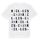 Riel-les-Eaux ordlek t-shirt
