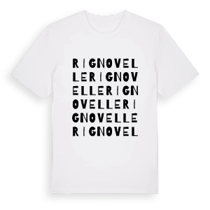 Rignovelle ordlek t-shirt – ekologisk bomull t-shirt från Pinshirt