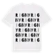 Rigny ordlek t-shirt