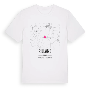 Rillans karta t-shirt – ekologisk bomull t-shirt från Pinshirt