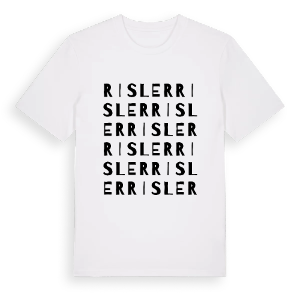 Risler ordlek t-shirt – ekologisk bomull t-shirt från Pinshirt