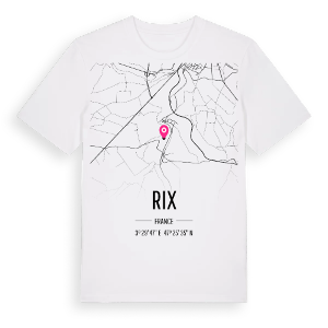 Rix karta t-shirt – ekologisk bomull t-shirt från Pinshirt