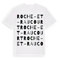 Roche-et-Raucourt ordlek t-shirt