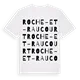 Roche-et-Raucourt ordlek t-shirt