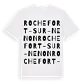 Rochefort-sur-Nenon ordlek t-shirt