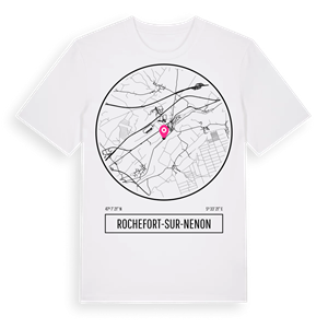 Rochefort-sur-Nenon t-shirt – ekologisk bomull t-shirt från Pinshirt