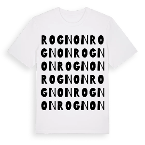 Rognon ordlek t-shirt – ekologisk bomull t-shirt från Pinshirt