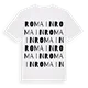 Romain ordlek t-shirt