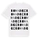 Romange ordlek t-shirt