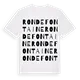 Rondefontaine ordlek t-shirt