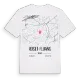 Roset-Fluans karta t-shirt