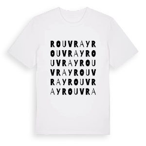 Rouvray ordlek t-shirt – ekologisk bomull t-shirt från Pinshirt