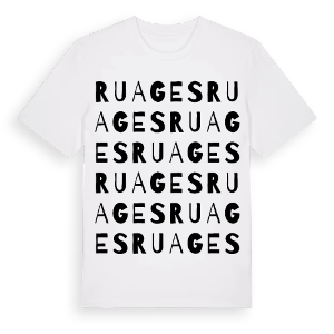 Ruages ordlek t-shirt – ekologisk bomull t-shirt från Pinshirt